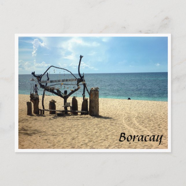 Puka Strand Sand Postkarte (Vorderseite)