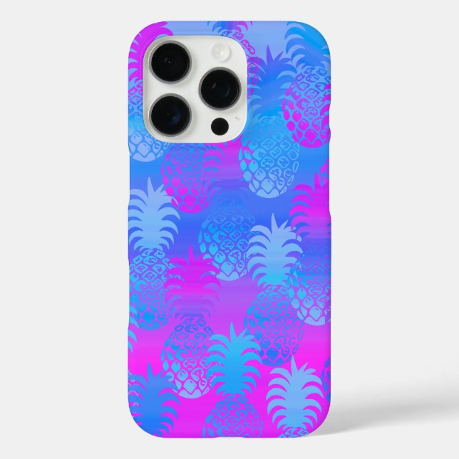 Pukana Hawaiian Pineaple Sunset Blend Peri iPhone 16 Pro Hülle (Rückseite)