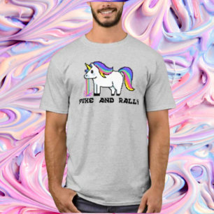 Puke & Kundgebung Rainbow Einhorn Shirt   Pixel-Pa
