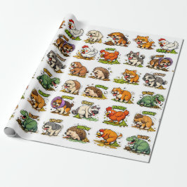 Puke & Poop Party: Animal Mayhem Geschenkpapier
