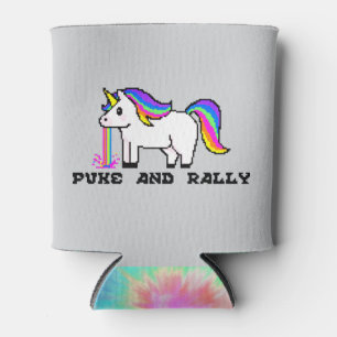 Puke & Rally Regenbogen Einhorn Dosenkühler Pixe
