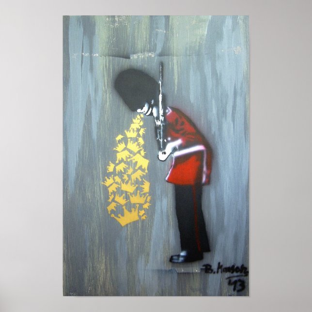 Puke Royal Guard (sprayed Original) Poster (Vorne)