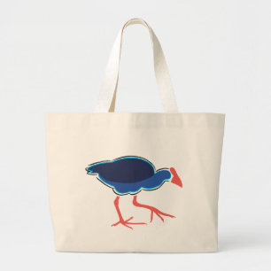 Pukeko riesige Taschen-Tasche Jumbo Stoffbeutel