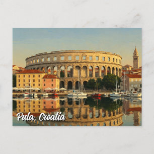 Pula Croatia Reisen Postkarte
