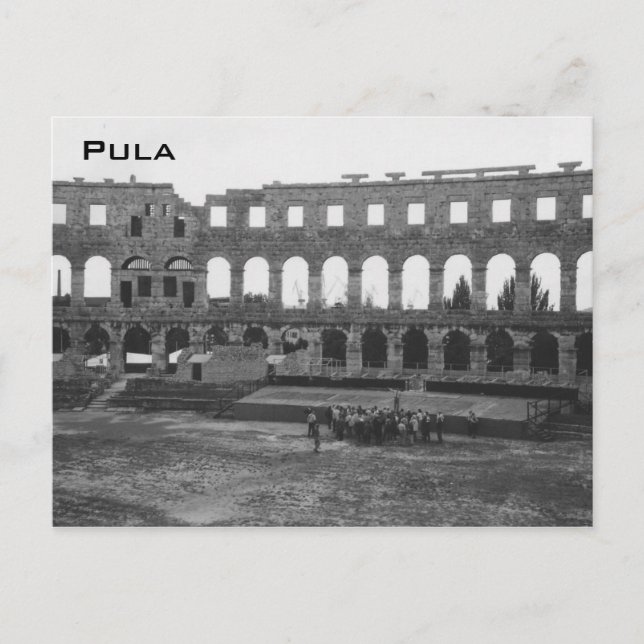 Pula Postkarte (Vorderseite)