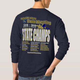 Pulaski Academy Bruin Wrestling Championship T-Shirt
