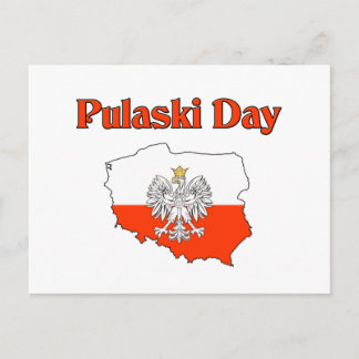 Pulaski Day. Postkarte