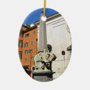 Pulcino Della Minerva Keramik Ornament