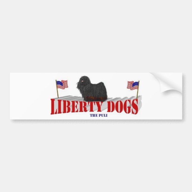 Puli Autoaufkleber (Vorne)