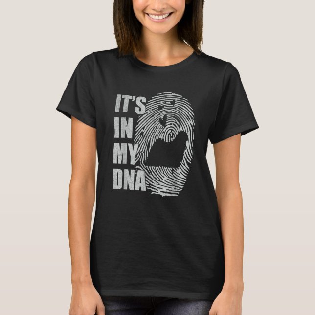 Puli DNA Dog Mom Dad Dog T-Shirt (Vorderseite)