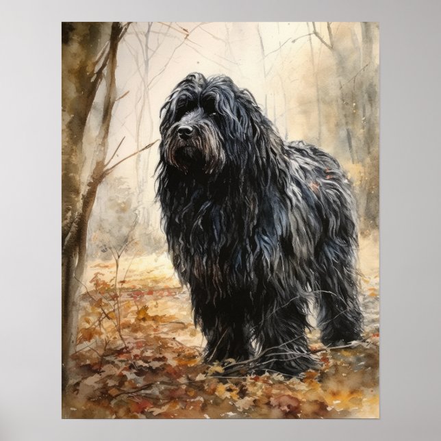 Puli Dog Art Print Poster (Vorne)