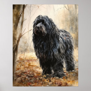Puli-Hunde-Kunstposter Poster