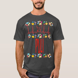 Puli I Liebe mein Puli Dog Besitzer Mama Vater Wel T-Shirt