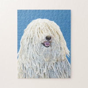 Puli-Malerei - Niedliche Original Hunde-Kunst