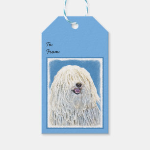 Puli-Malerei - Niedliche Original Hunde-Kunst Geschenkanhänger