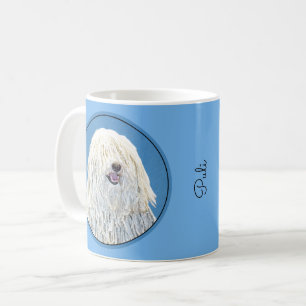 Puli-Malerei - Niedliche Original Hunde-Kunst Kaffeetasse