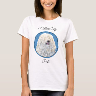 Puli-Malerei - Niedliche Original Hunde-Kunst T-Shirt