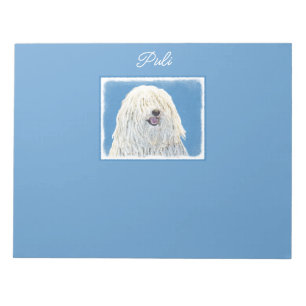 Puli Painting - Niedliches Original Hundekunstempo Notizblock