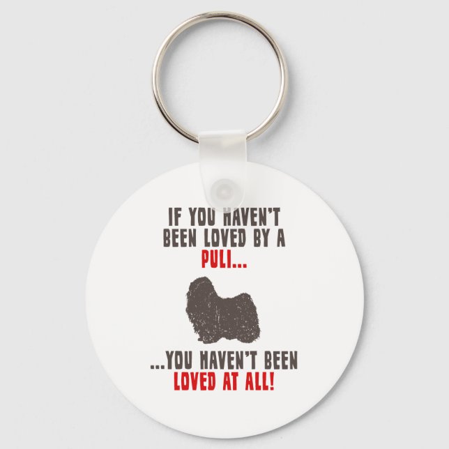 Puli Schlüsselanhänger (Vorderseite)