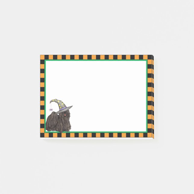 Puli Witch Post-it-Notizen Post-it Klebezettel (Vorderseite)