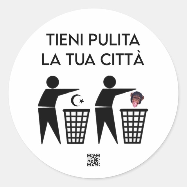 PULIZIA DI PRIMAVERA RUNDER AUFKLEBER (Vorderseite)