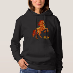 Pull À Capuche 2026 Année du Cheval de Feu