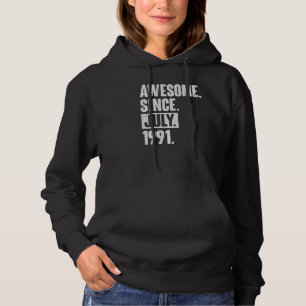 Pull À Capuche 31 Ans 31 Ans Fantastique depuis Juillet 1999