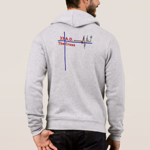Pull À Capuche 33 A.D. Croix de Heartbeat 