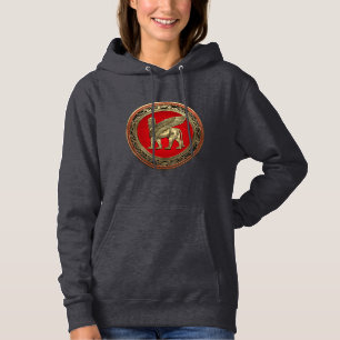 Pull À Capuche [700] Lion ailé assyrien - Lamassu d'or