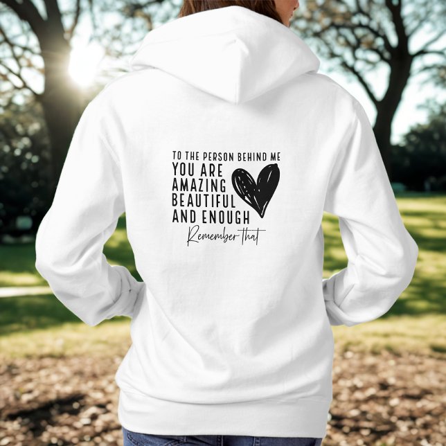 Pull À Capuche À La Personne Derrière Moi Encouragement (Créateur téléchargé)