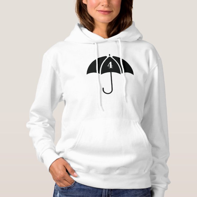 Pull À Capuche Académie des parapluies de Klaus (Devant)