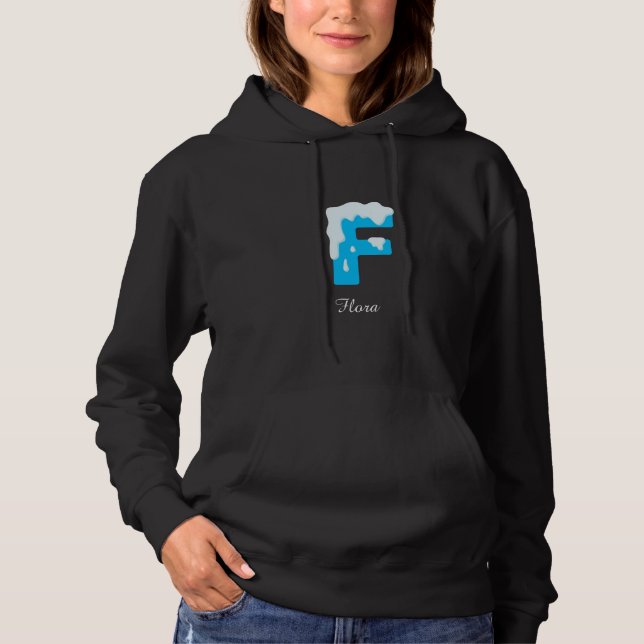 Pull À Capuche Add your name to your sweatshirt (letter F) (Devant)