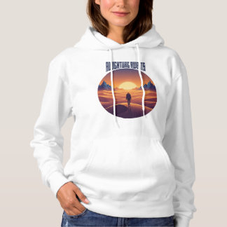Pull À Capuche Adventure Desert Tee — Chasing Dunes & Desert Sky