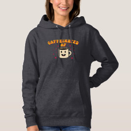 Pull À Capuche AF caféinée vintage