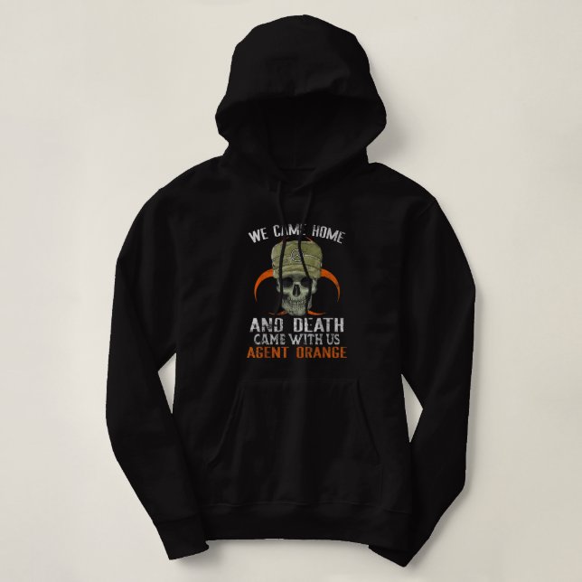 Pull À Capuche Agent Orange Vietnam Victimes militaires de guerre (Design devant)