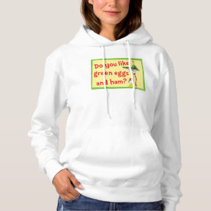 Pull À Capuche Aimes-tu les œufs verts et le jambon ?