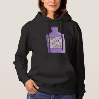 Pull À Capuche Aimez Le Vin Que Vous Êtes Avec Le Geek De Vins