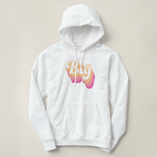 Pull À Capuche Alpha Chi Omega| Gros (Design devant)
