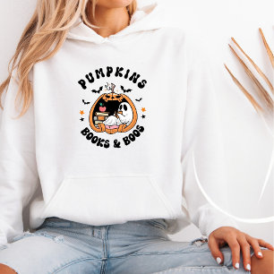 Pull À Capuche Amateurs de livres Citrouille Livres et livres Ret