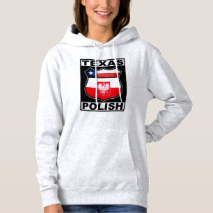 Pull À Capuche Américain polonais du Texas