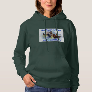 Pull À Capuche Amis du sweatshirt des femmes de loutre de mer