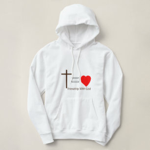 Pull À Capuche Amitié avec Dieu