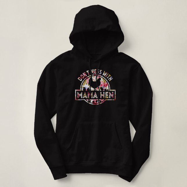 Pull À Capuche Amour Biddy De Poulets Élevards Drôle Chi (Design devant)