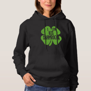 Pull À Capuche Amusant J'aime ses Shamrocks Saint Patrick's Day C