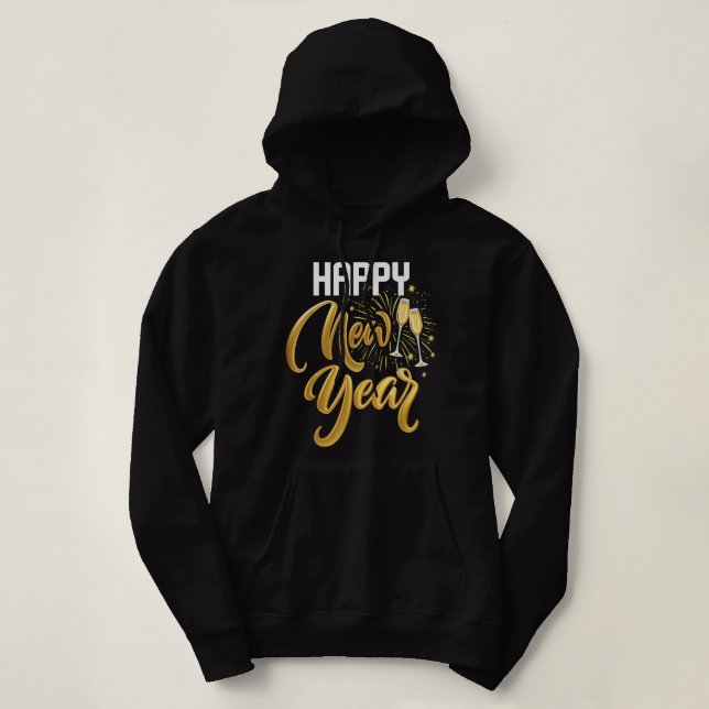 Pull À Capuche Amusante Bonne Année 2023 Fête - Nouvel An Eve Co (Design devant)