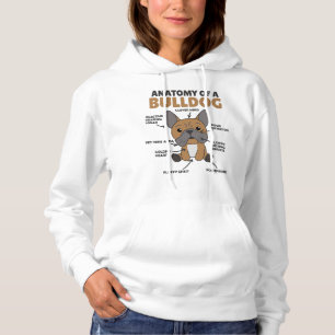 Pull À Capuche Anatomie D'Un Chien À Chien Gros Chien Chien Drôle