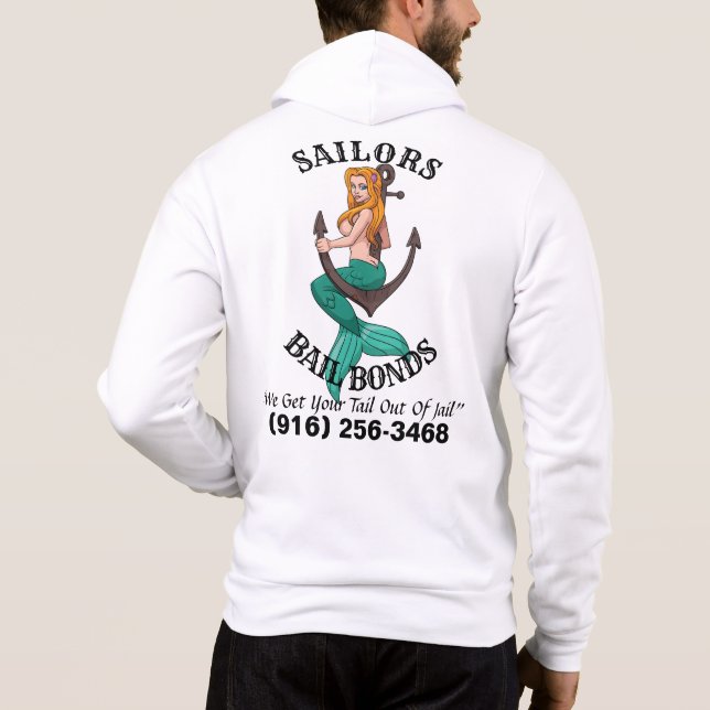 Pull À Capuche Ancre de sirène à capuche (Dos)