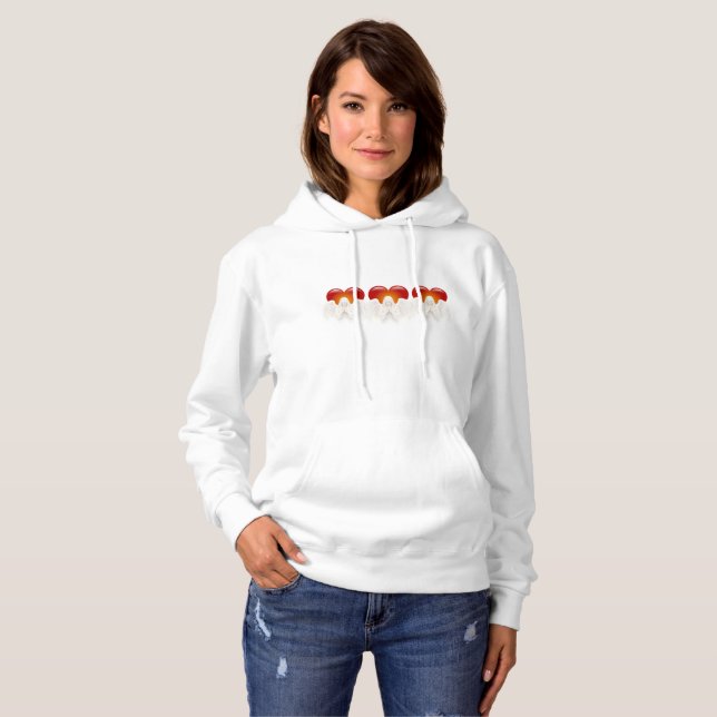 Pull À Capuche AngelicFaith SilverHeart (Devant entier)