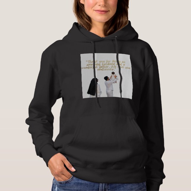 Pull À Capuche Appréciation du mari et du père (Devant)