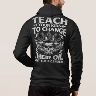 Pull À Capuche Apprenez à vos enfants à changer leur huile de man